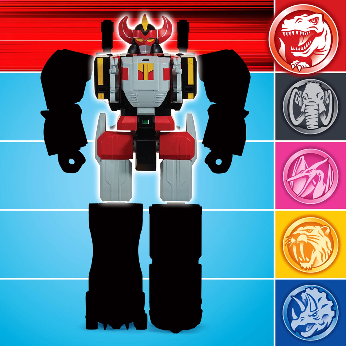 Mighty Morphin Power Rangers: Re-Ignition - Tyrannosaurus Deluxe Combinable Dinozord