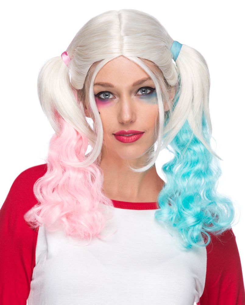 Carley Pink and Light Blue Wig