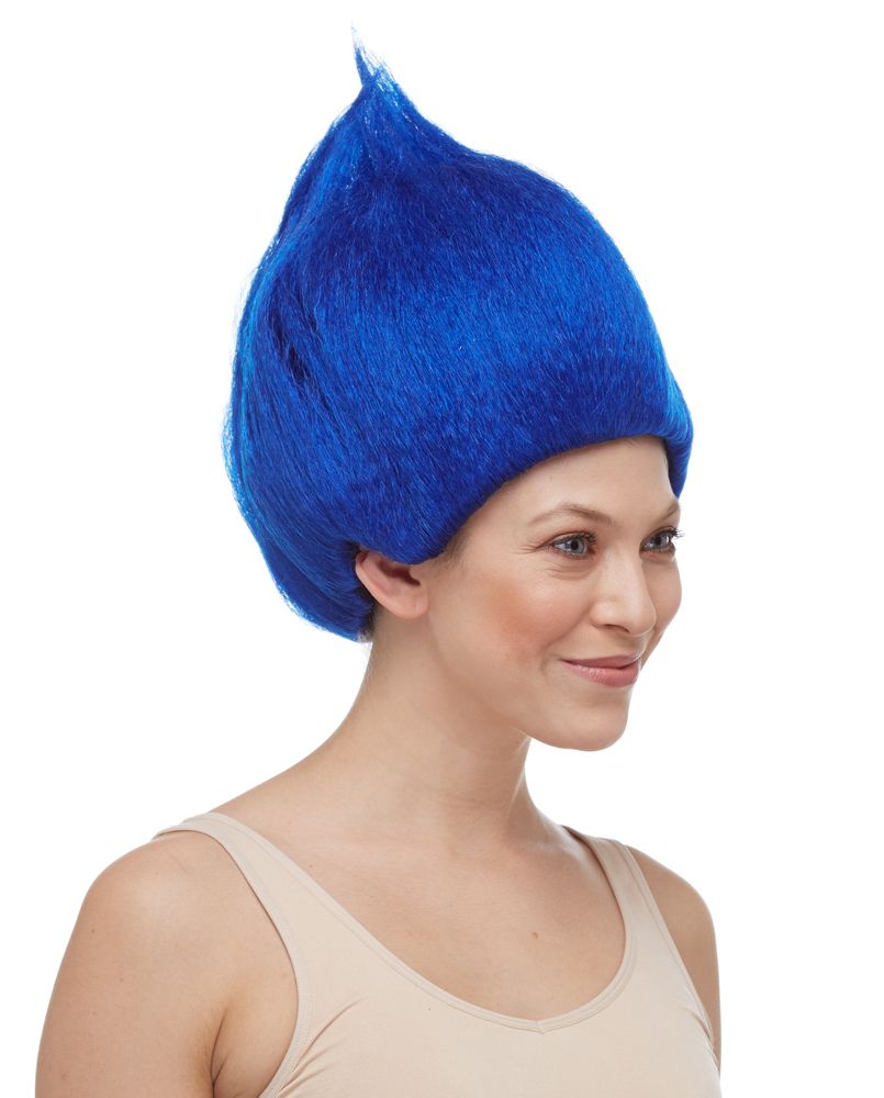 Deluxe Troll Dark Blue Wig