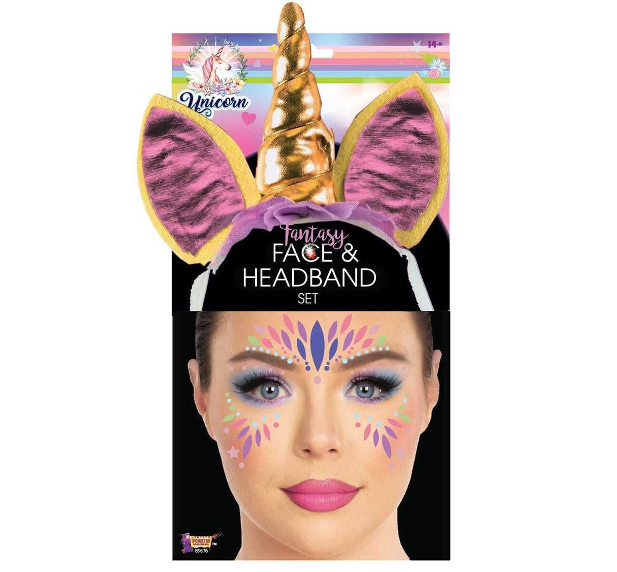 Unicorn Face and Headband Set
