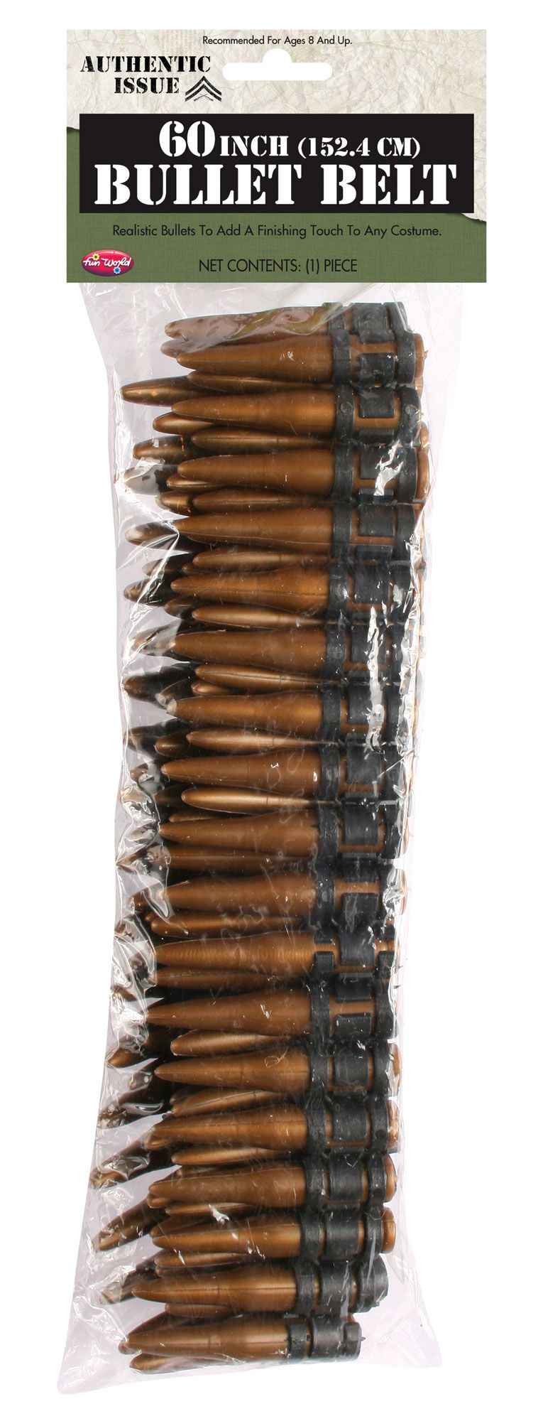 Toy Plastic Molded Bullet Belt