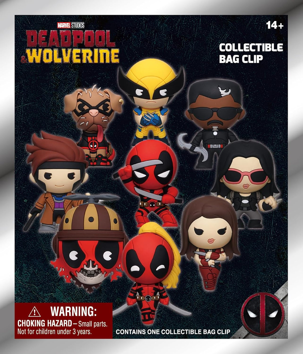 Marvel's Deadpool & Wolverine Movie 3D Foam Bag Clips Series 1