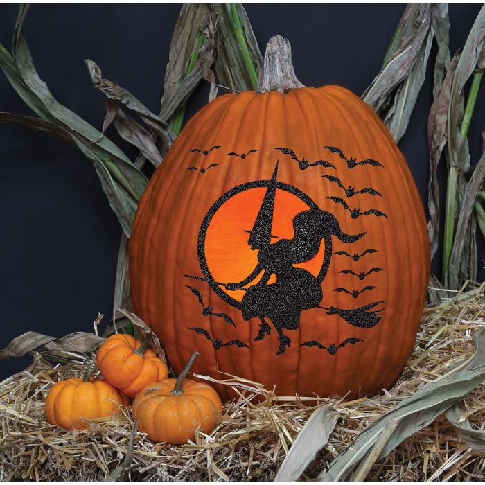 Glitter Stick ‘n’ Carve Pumpkin Kit