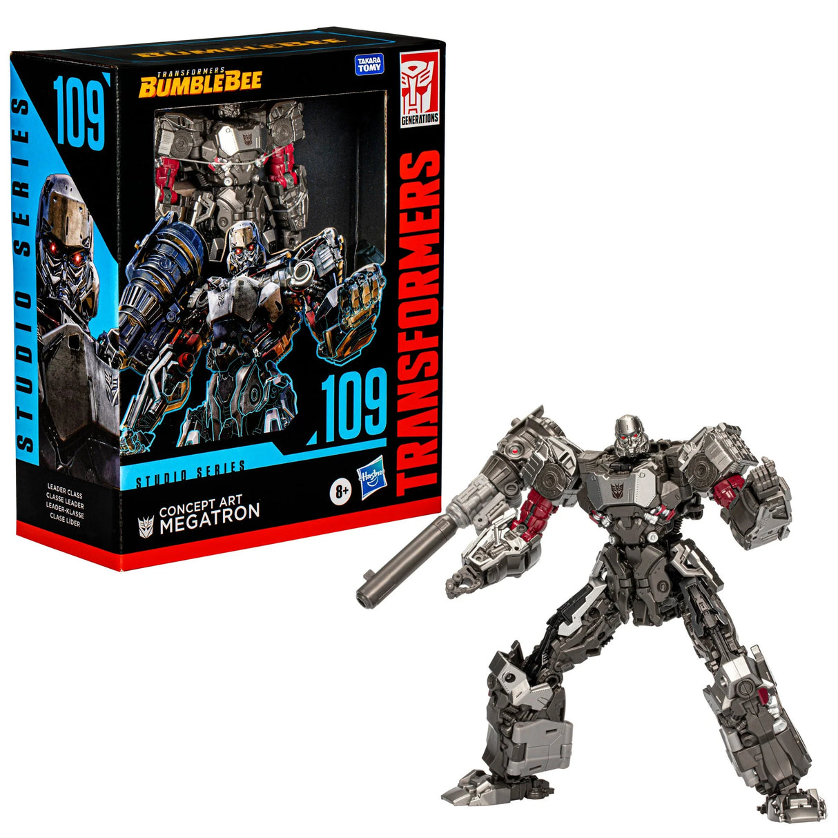 Transformers Studio Series Leader Transformers: Bumblebee 109 Concept Art Megatron Action Figure