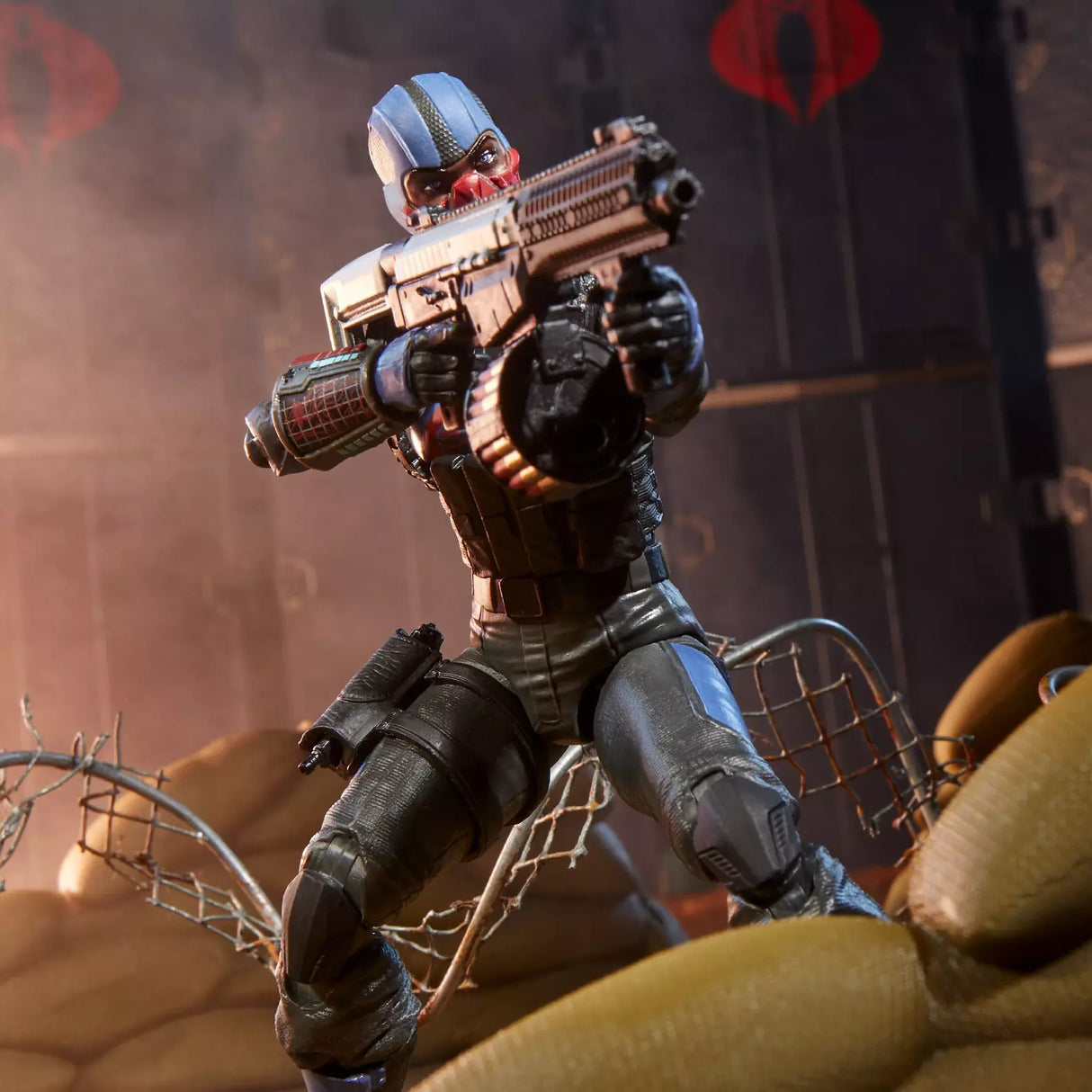 G.I. Joe Classified Series #152, Cobra Pilot Action Figure & Cobra C.L.A.W. (Covert Light Aerial Weapon)