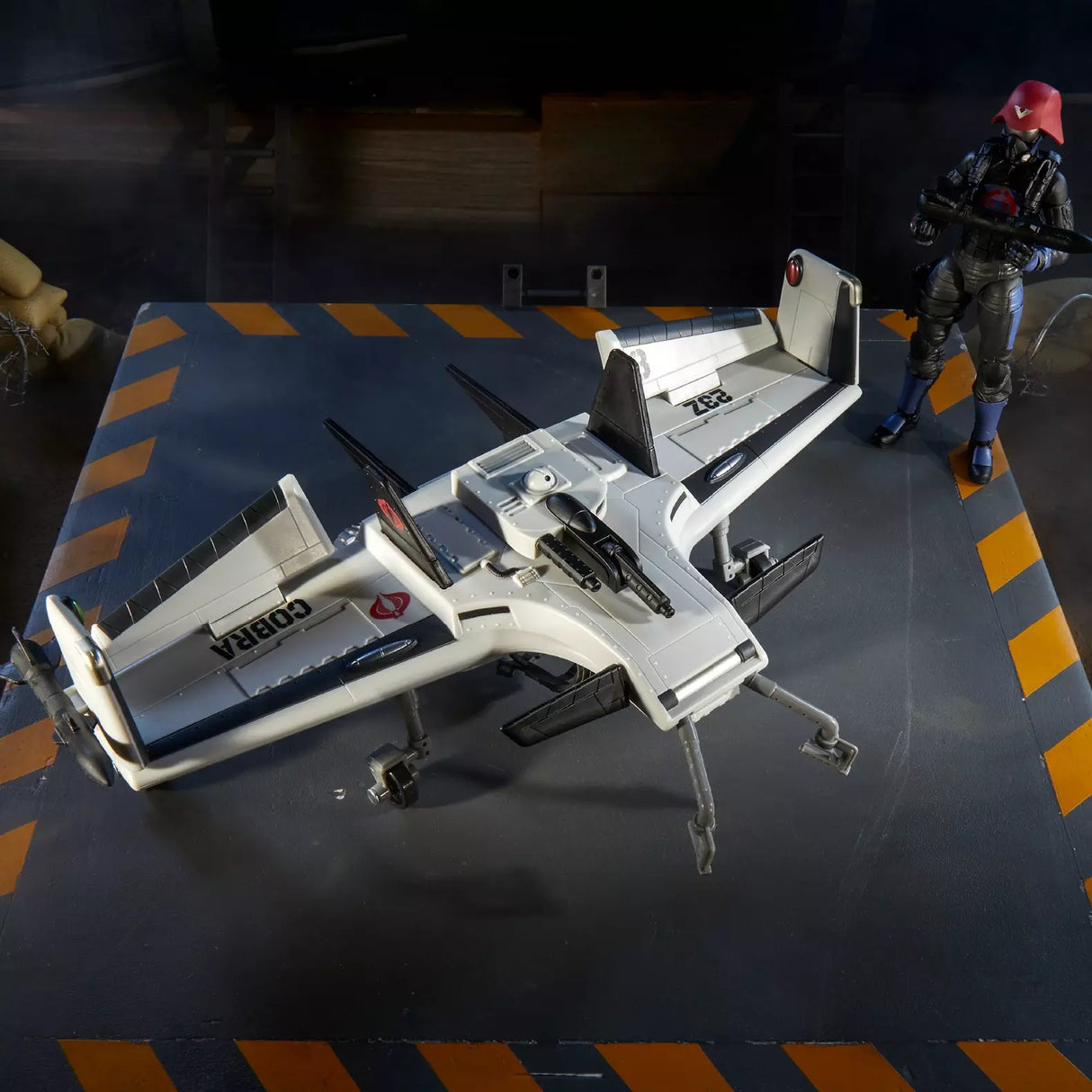 G.I. Joe Classified Series #152, Cobra Pilot Action Figure & Cobra C.L.A.W. (Covert Light Aerial Weapon)