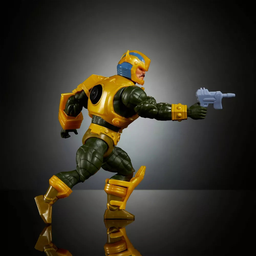 Masters of Universe Origins & Transformers Bumblebee Armor Man-At-Arms