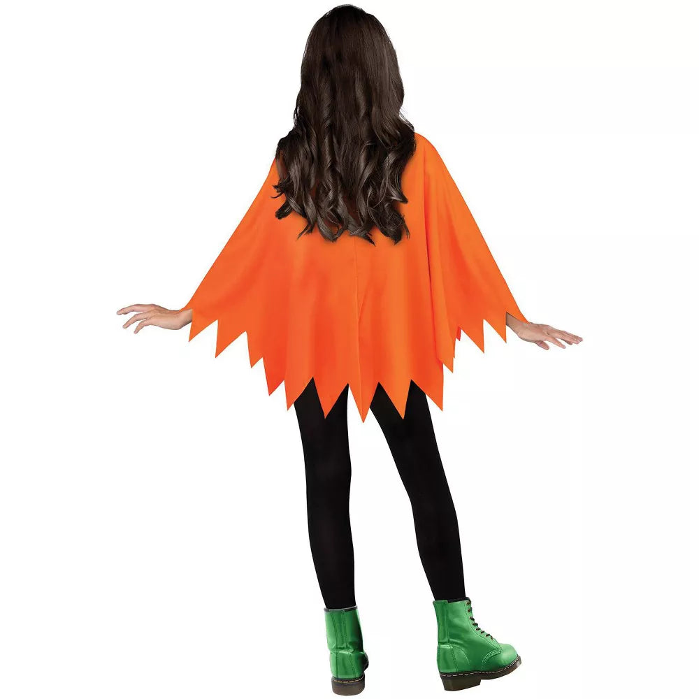 Pumpkin Poncho Child