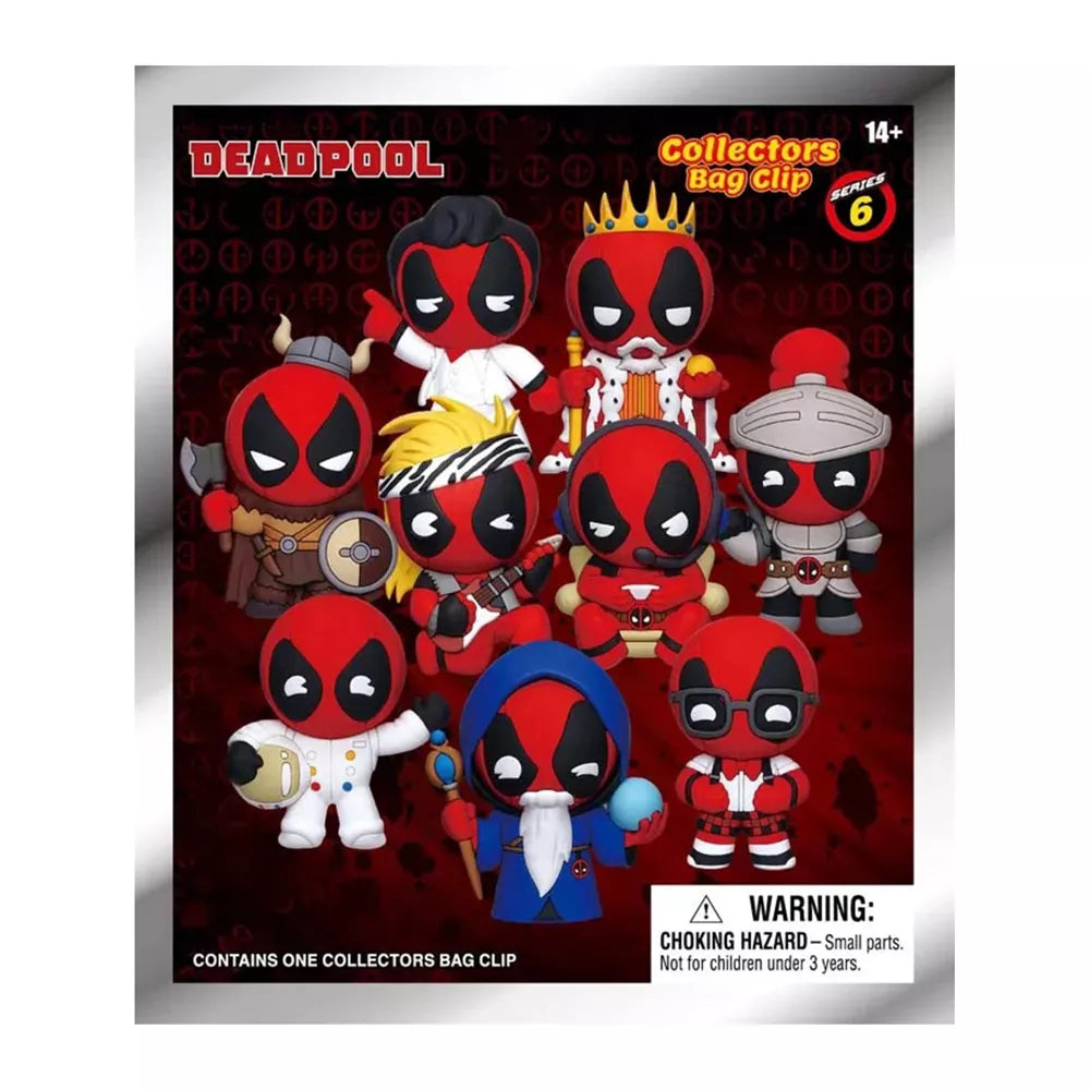 Marvel's Deadpool 3D Foam Bag Clips Series 6