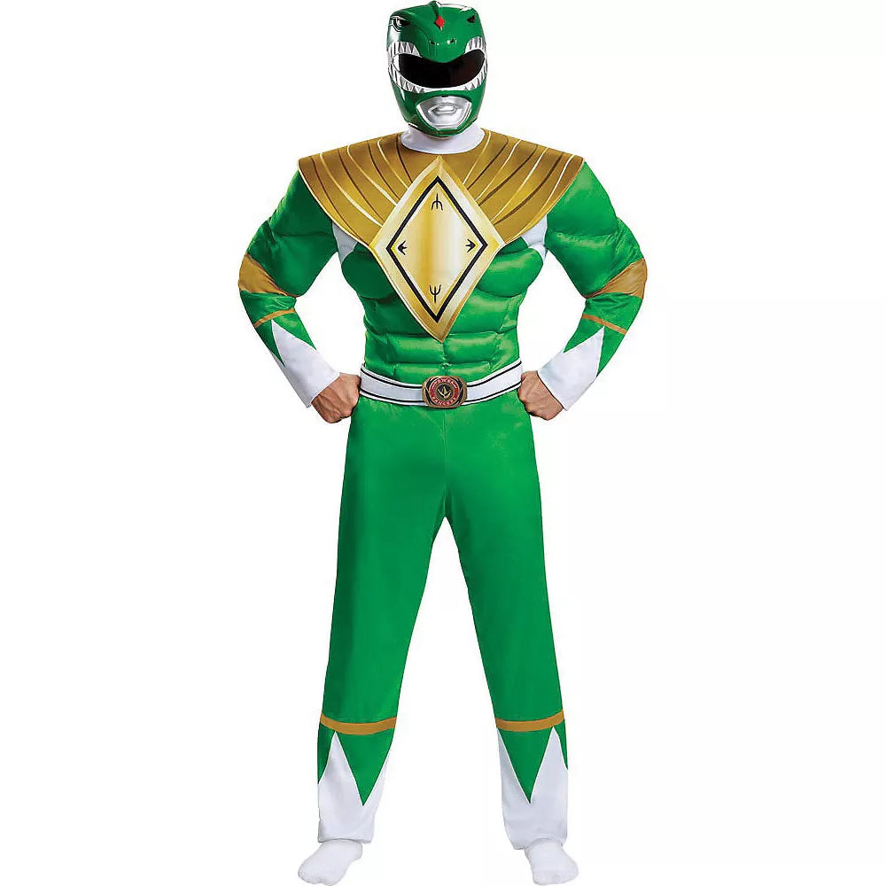 Green Ranger Classic Muscle Adult Costume