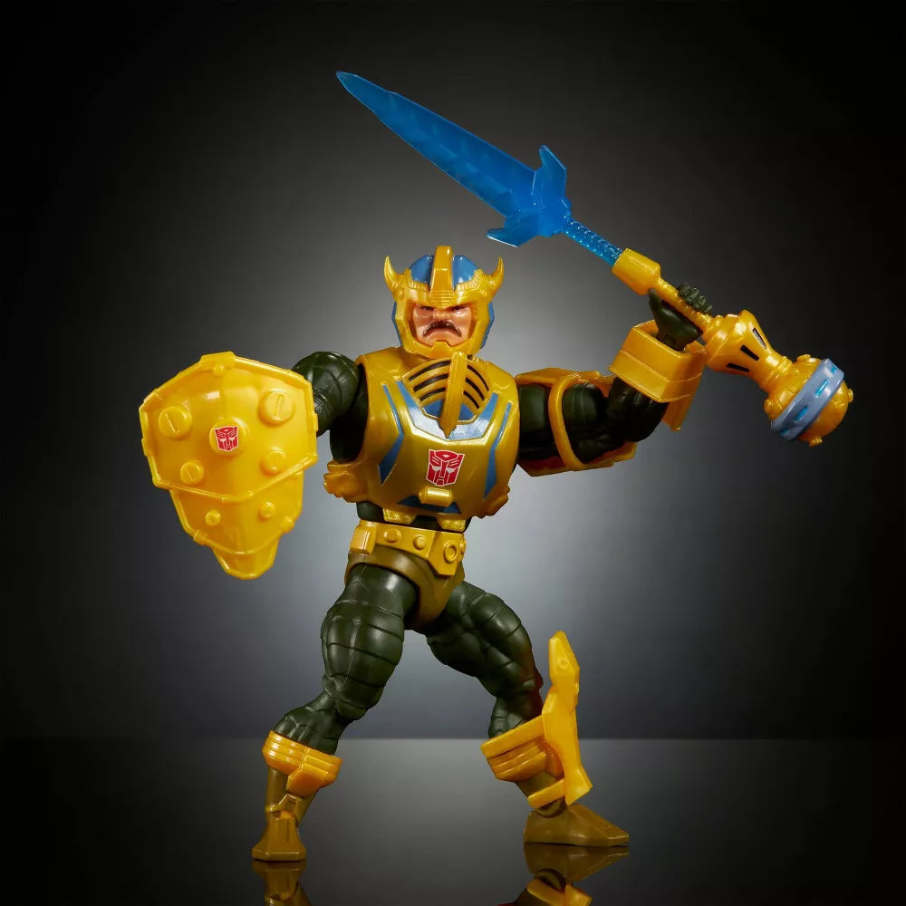 Masters of Universe Origins & Transformers Bumblebee Armor Man-At-Arms