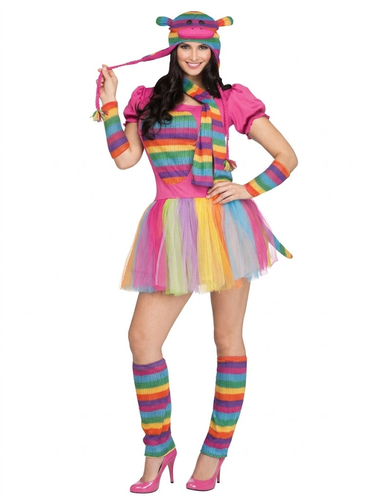 Rainbow Sock Monkey