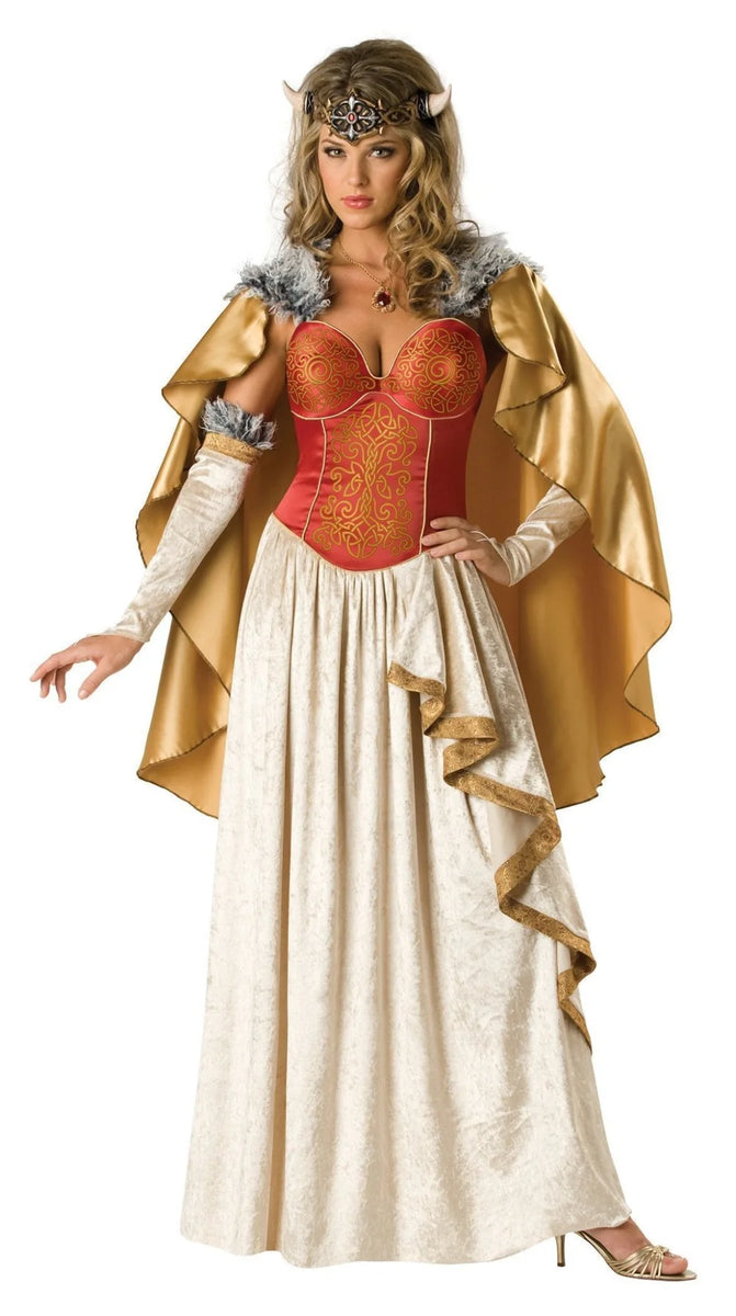 Smiffys Wikinger Prinzessin Kostüm – Inklusive Kleid, Capelet & Hut – Größe 10–12 Jahre, Für Karneval & Co. Smiffys Wikinger Prinzessin Kostüm – Inklusive Kleid, Capelet & Hut – Größe 10–12 Jahre, Für Karneval & Co.