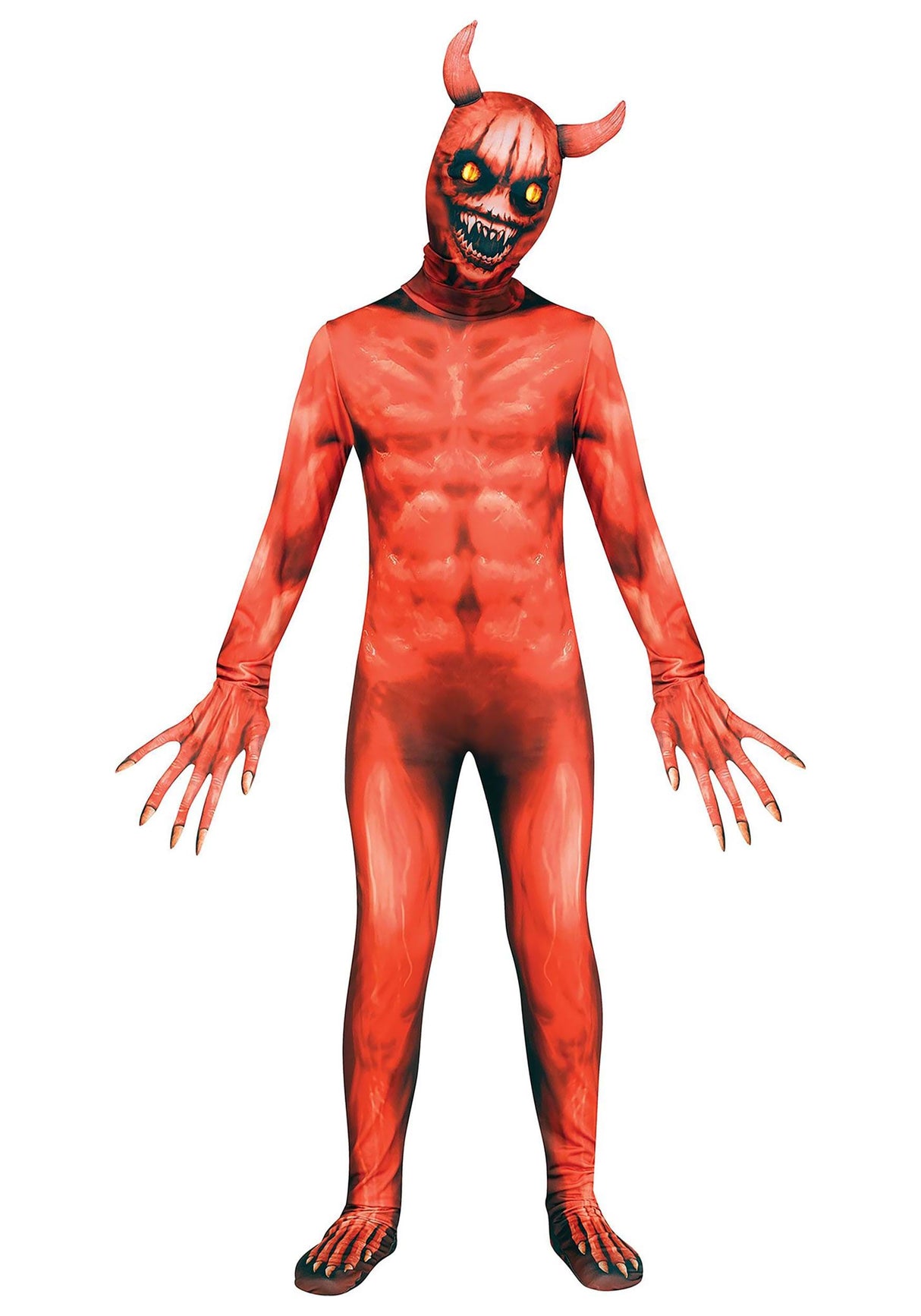 Terrifying Evil Demon with Light-Up Eyes