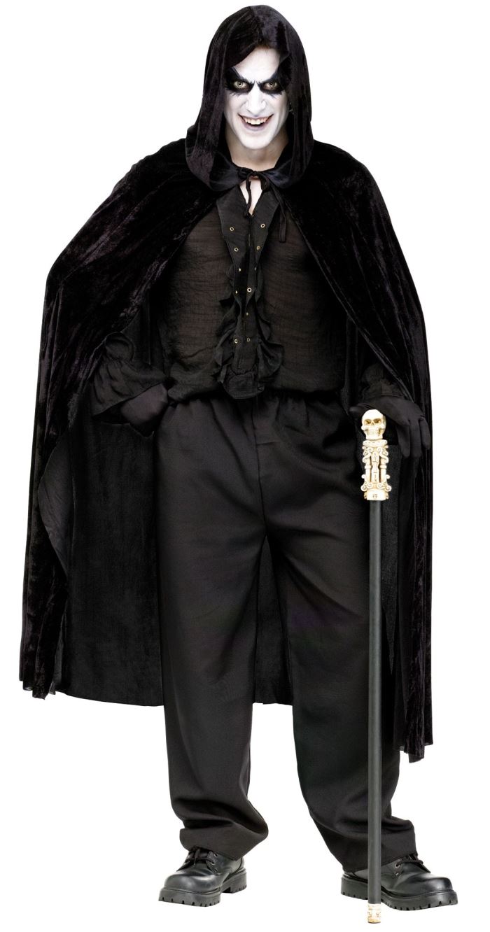 Velvet Hooded Cape