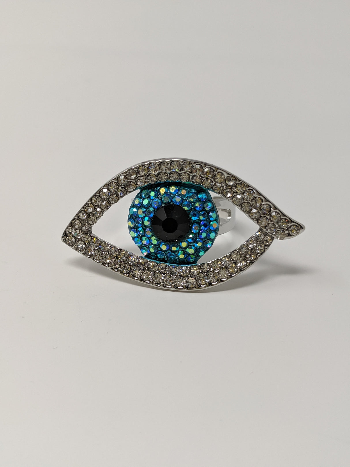 Evil Eye Rhinestone Ring