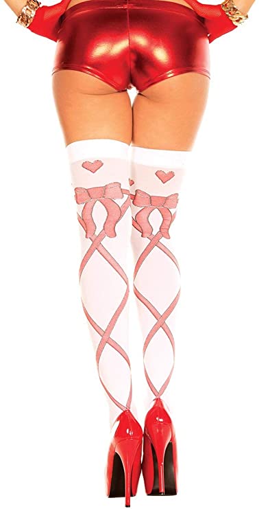 Ribbon Look Thigh Hi