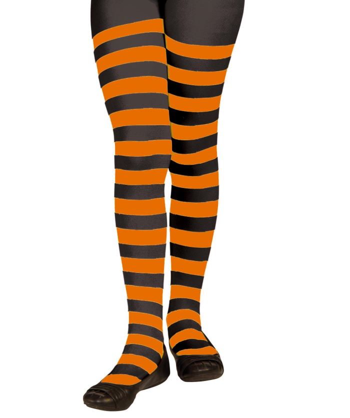 Witch Striped Child Tights