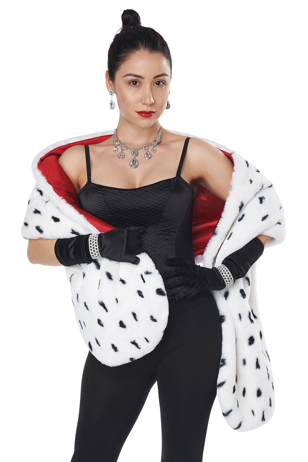 Cruel Diva Faux Dalmation Stole