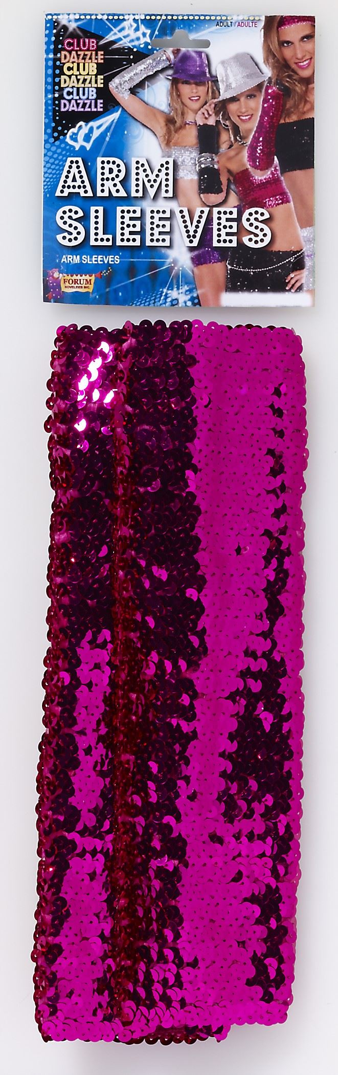 Magenta Sequin Arm Sleeves