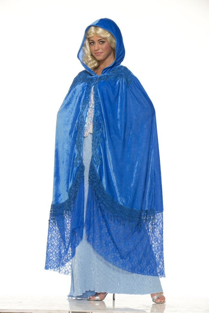 Sapphire Medieval Fantasy Cape