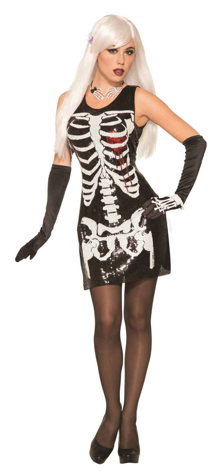 Bleeding Heart Skeleton Dress