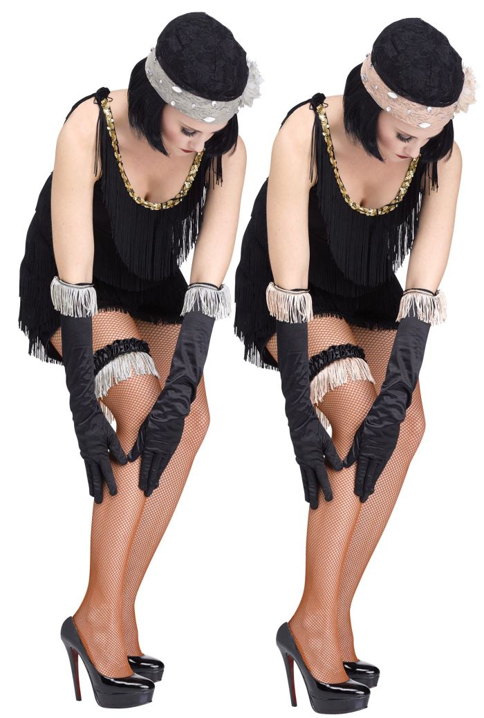 1920's Fringe Gloves & Garter Kit