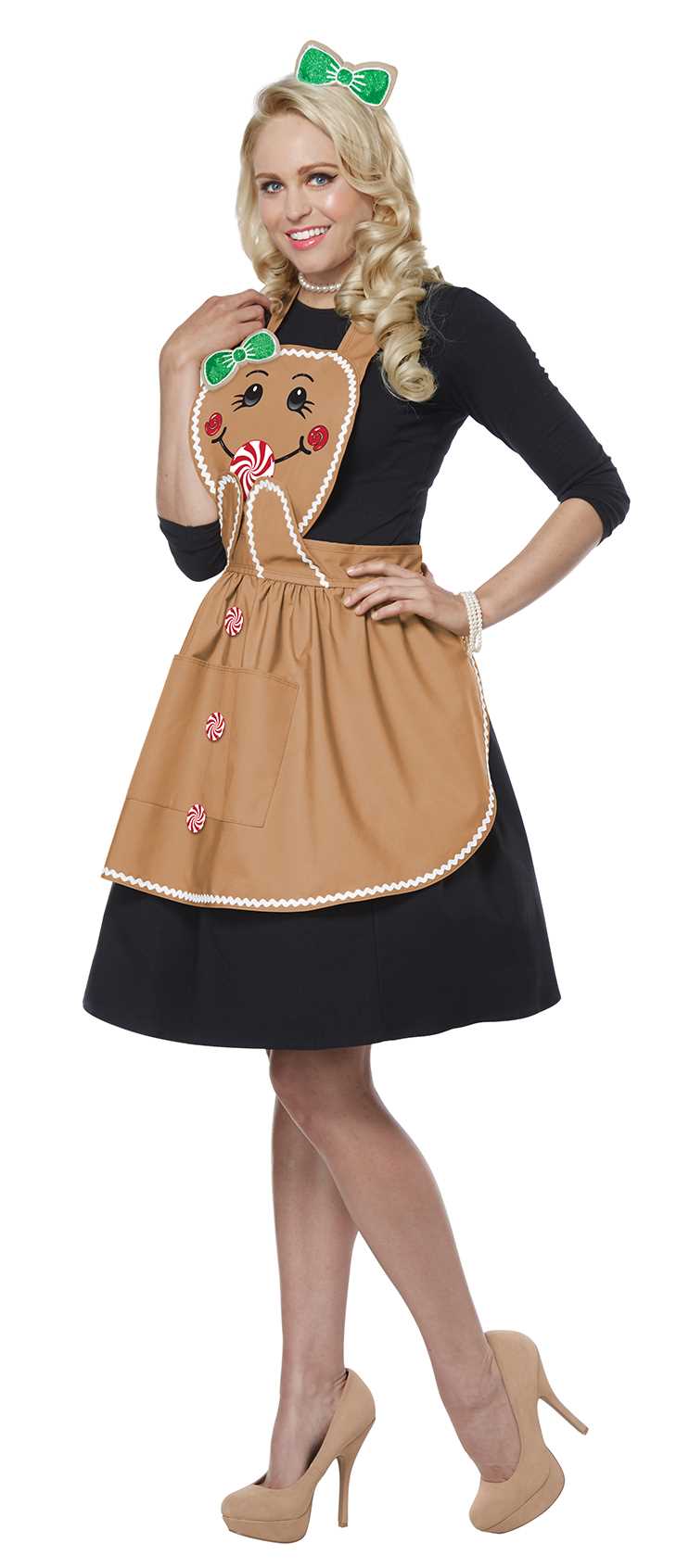 Gingerbread Apron by California Costumes, view 3