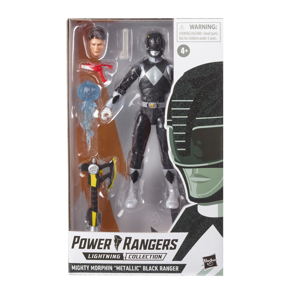 Power Rangers Lightning Collection Mighty Morphin Metallic Black Ranger