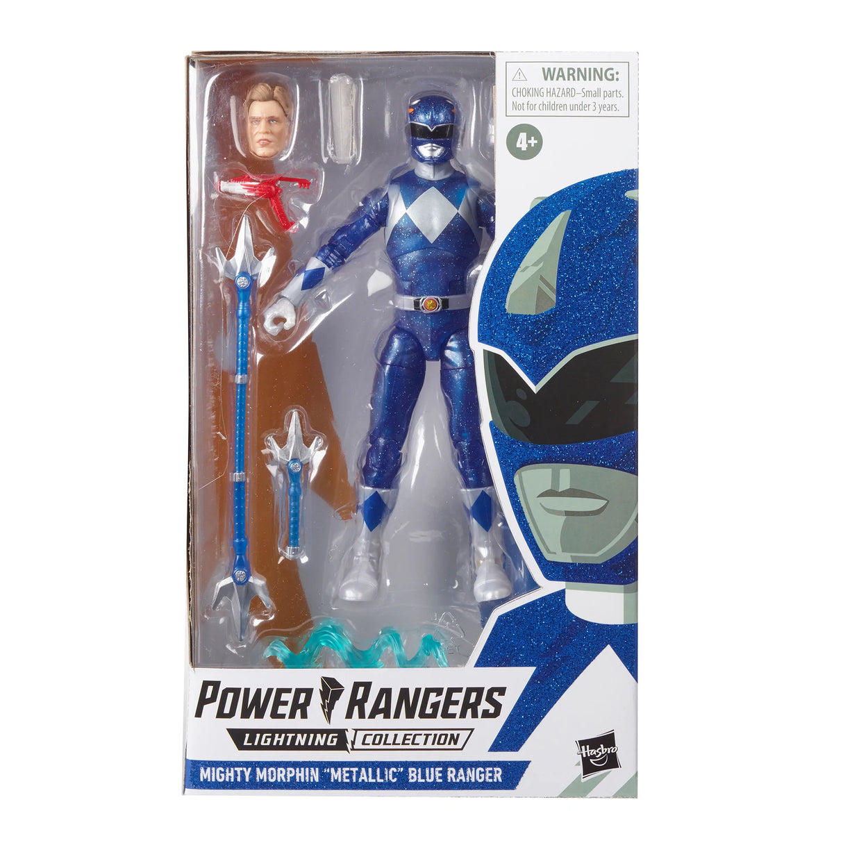 Power Rangers Lightning Collection Mighty Morphin Metallic Blue Ranger