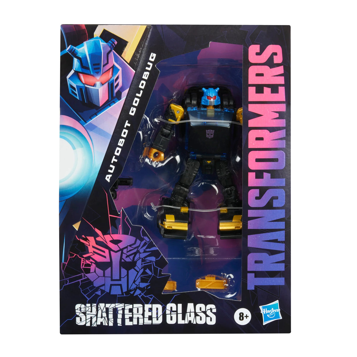 Transformers Generations Shattered Glass Collection Autobot Goldbug & IDW’s Shattered Glass Goldbug