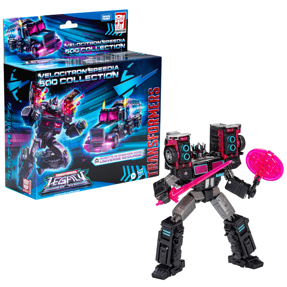 Transformers Legacy Velocitron Speedia 500 Collection Leader Robots in Disguise 2000 Universe Scourge