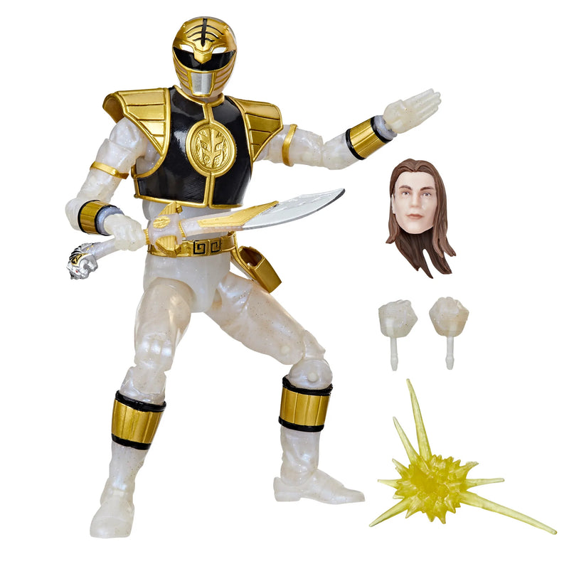 Power Rangers Lightning Collection Mighty Morphin Metallic White Ranger