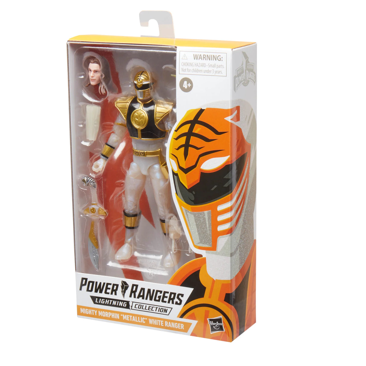 Power Rangers Lightning Collection Mighty Morphin Metallic White Ranger
