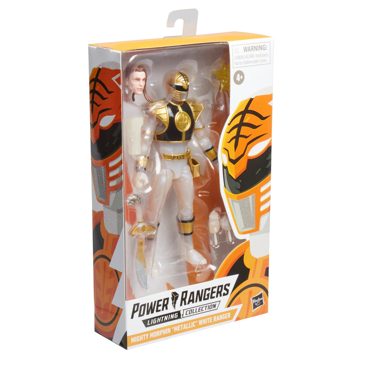 Power Rangers Lightning Collection Mighty Morphin Metallic White Ranger