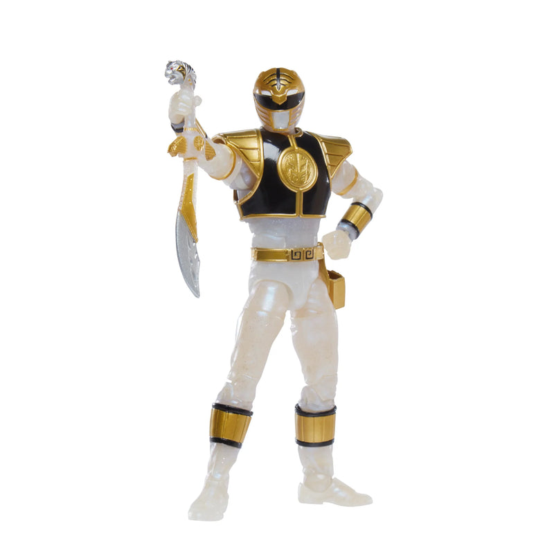Power Rangers Lightning Collection Mighty Morphin Metallic White Ranger