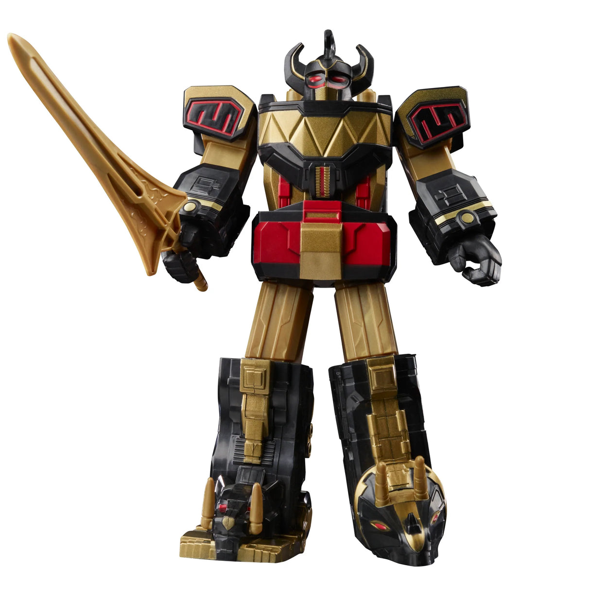 Power Rangers Mighty Morphin Black & Gold Dino Megazord 7-Inch Figure