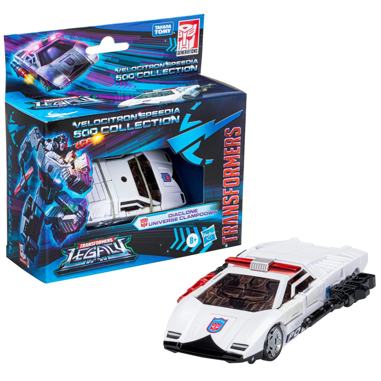 Transformers Legacy Velocitron Speedia 500 Collection Deluxe Diaclone Universe Clampdown