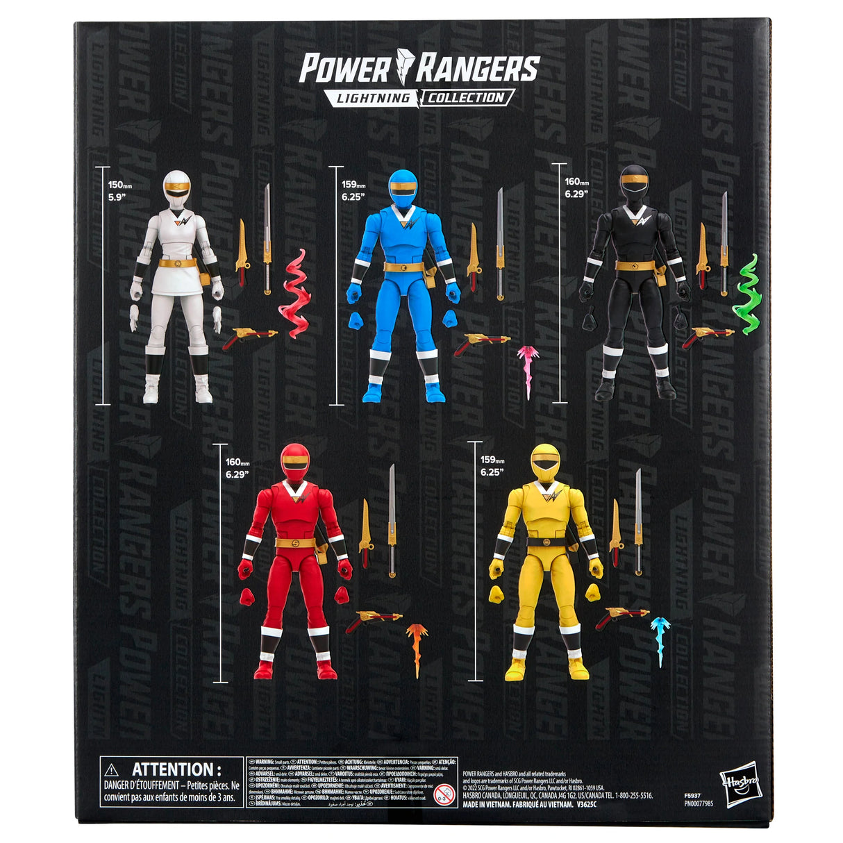 Power Rangers Lightning Collection 5-Pack Alien Rangers Figure