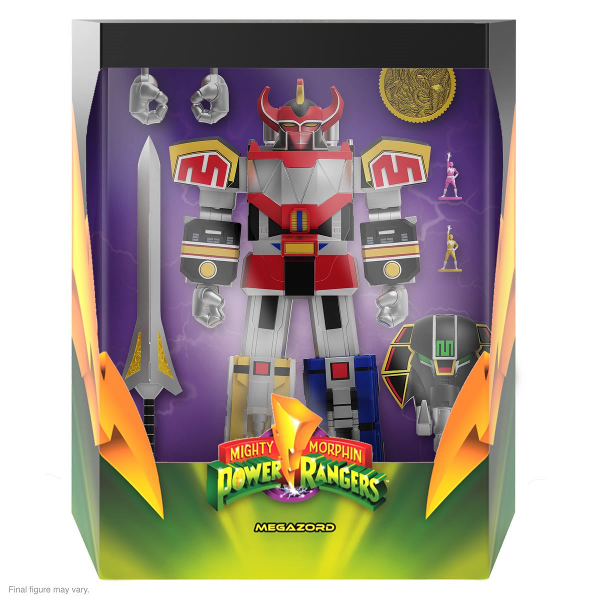 Power Rangers Ultimates Dino Megazord 8-Inch