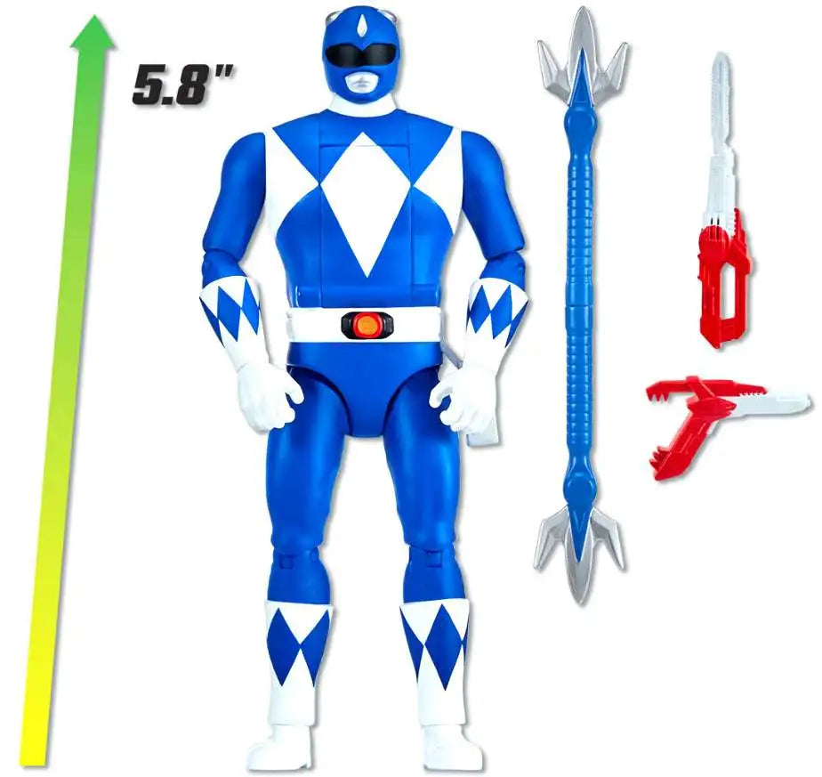 Mighty Morphin Power Rangers: Re-Ignition - Auto-Morphin Blue Ranger Action Figure
