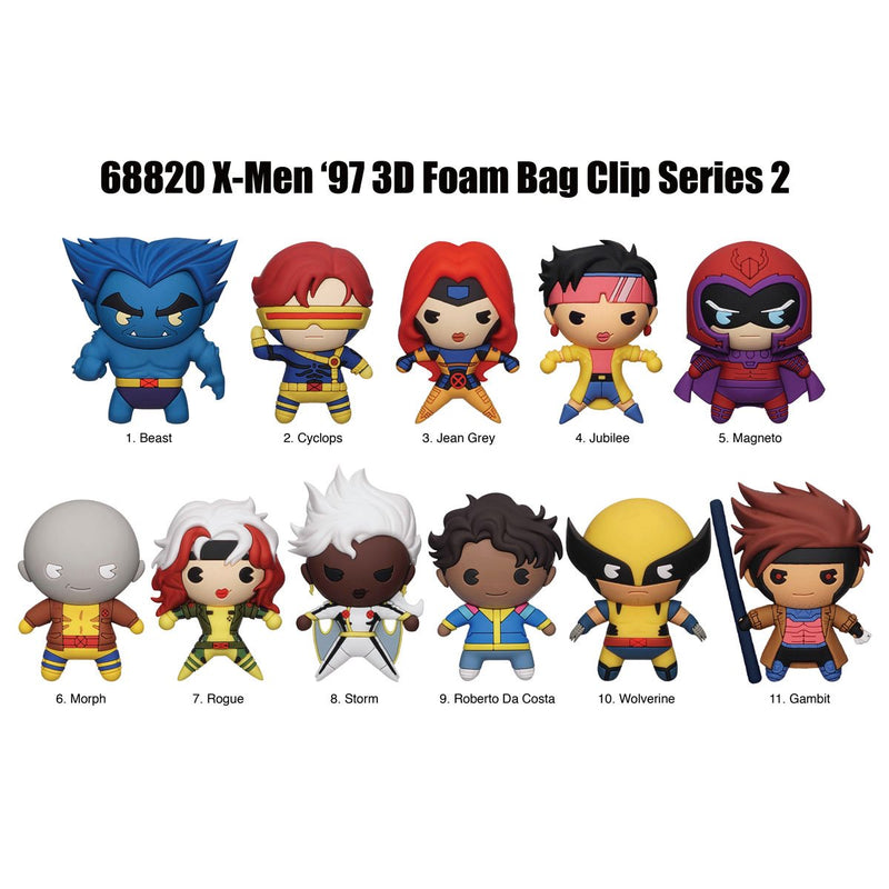 X-Men '97 Series 2 3D Foam Bag Clip