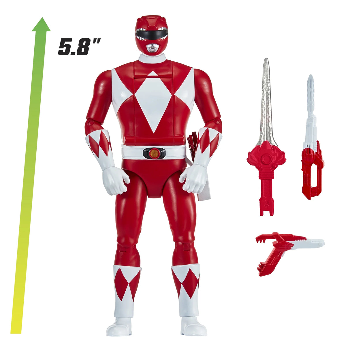 Mighty Morphin Power Rangers: Re-Ignition - Auto-Morphin Red Ranger Action Figure by Playmates Toys