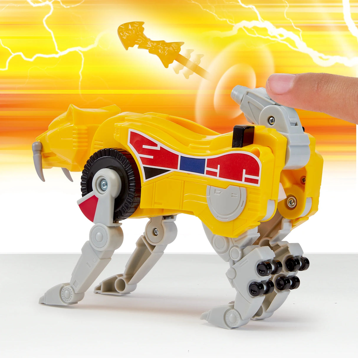 Mighty Morphin Power Rangers: Re-Ignition - Sabertooth Tiger Combinable Dinozord