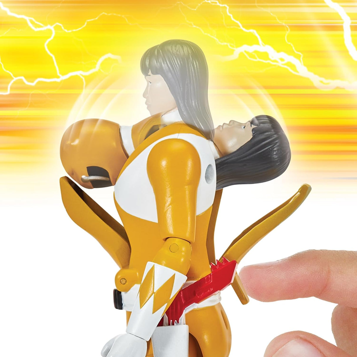 Mighty Morphin Power Rangers: Re-Ignition - Auto-Morphin Yellow Ranger Action Figure