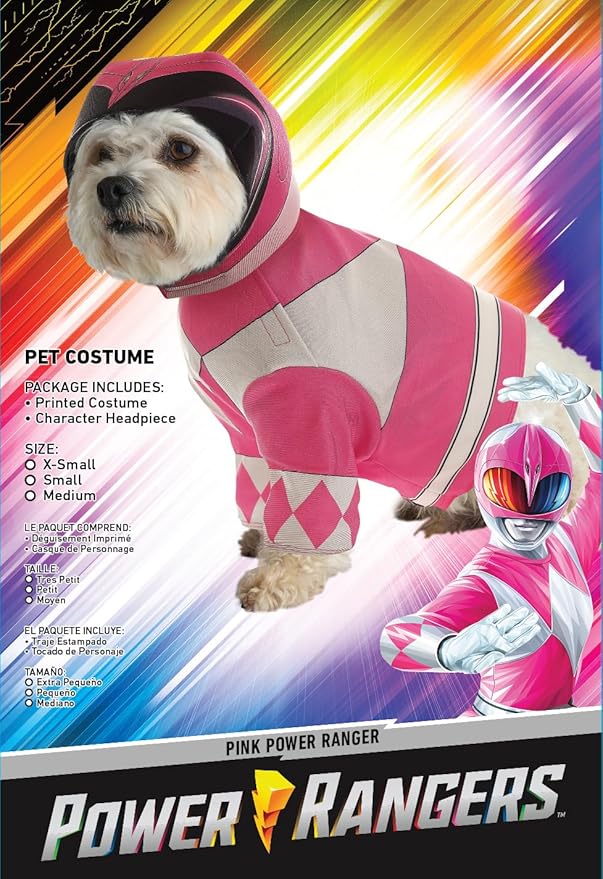 Power Rangers Pink Ranger Pet Costume