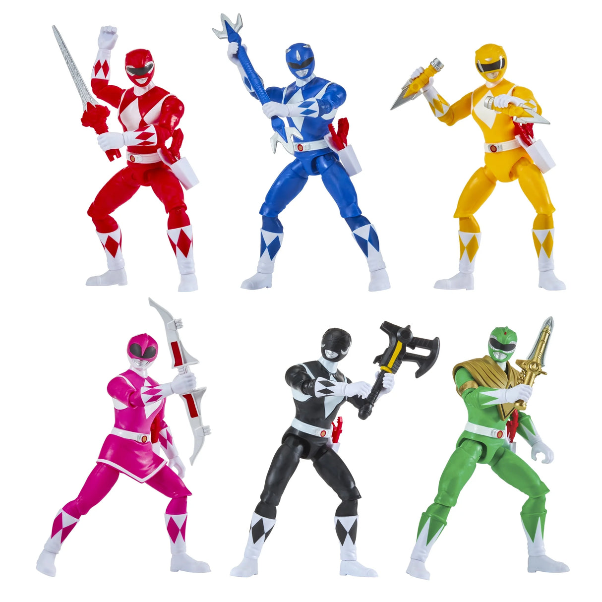 Mighty Morphin Power Rangers: Re-Ignition - Power Ranger Action Figure 6-Pack