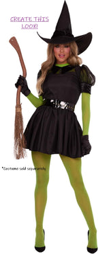 Green Sheer Bodysuit and Tights