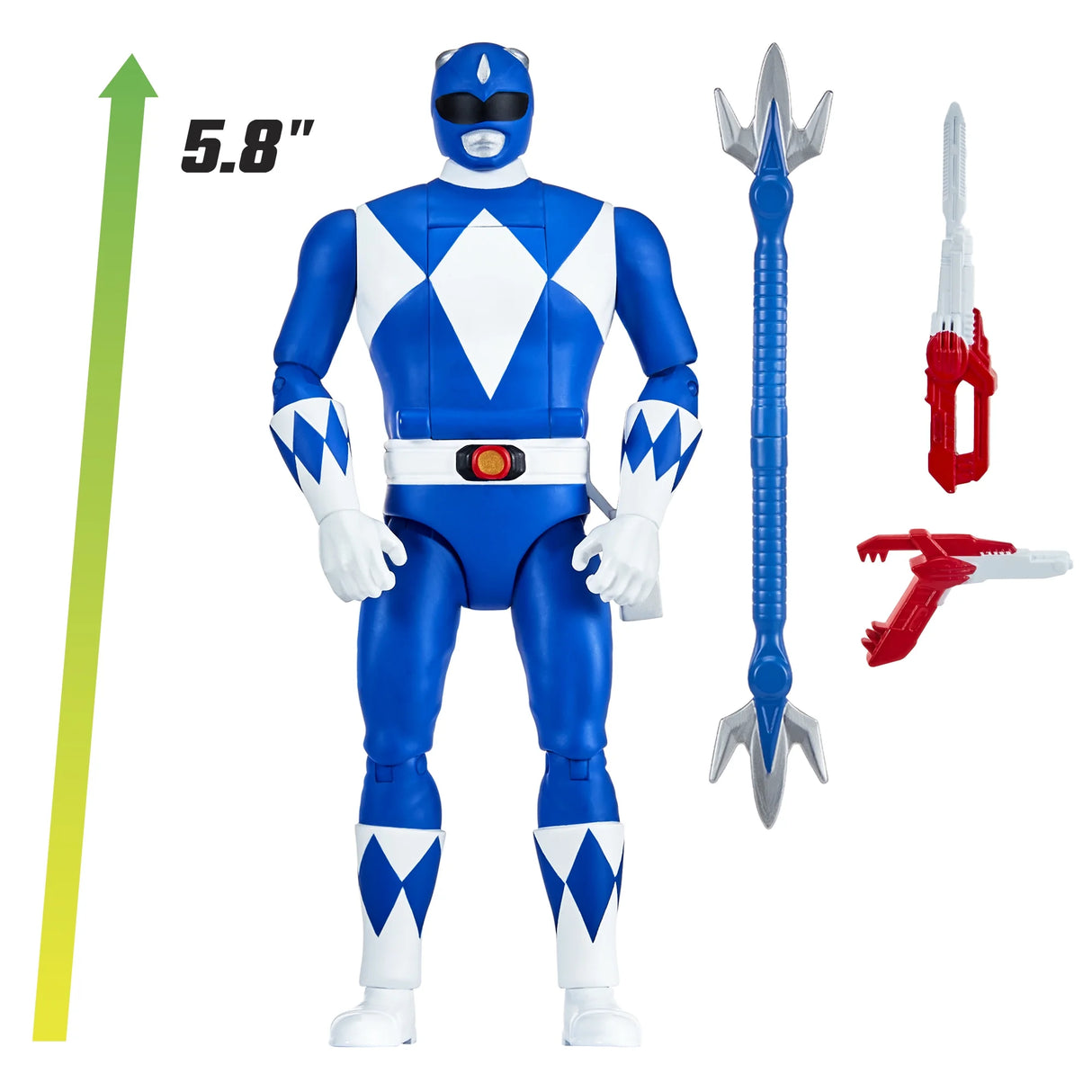 Mighty Morphin Power Rangers: Re-Ignition - Auto-Morphin Blue Ranger Action Figure by Playmates Toys