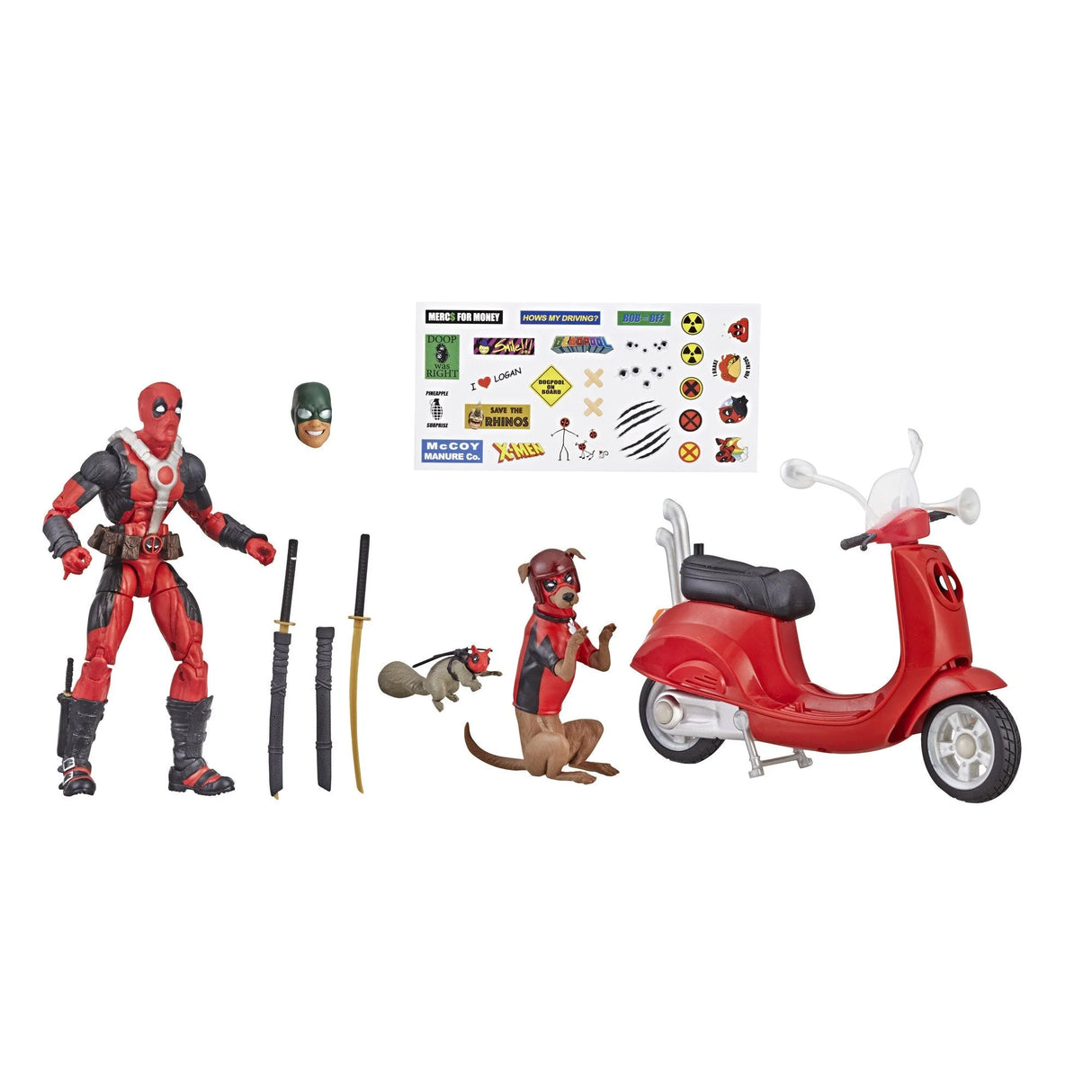 Marvel Legends Series Deadpool Figure with Scooter